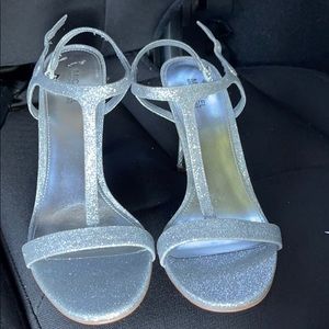 Michael Kors silver heels